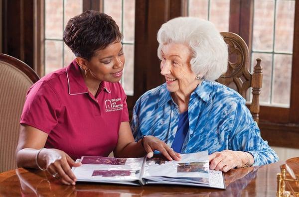 Right at Home provides companion care for seniors who want to age in place