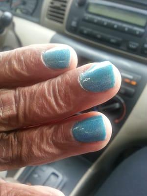 Color changing shellac