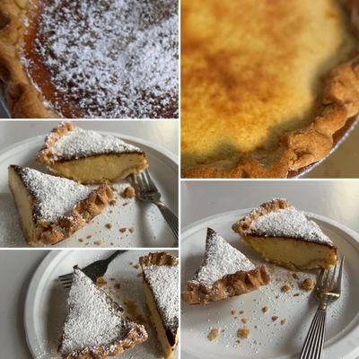 Southern Pies:  - Caramelized Custard Pie                     - Vanilla-Almond Custard Pie