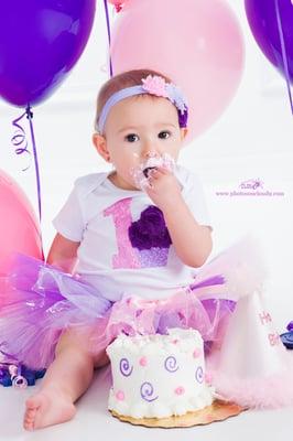 First Birthday Portraits at Cloud 9 Studios