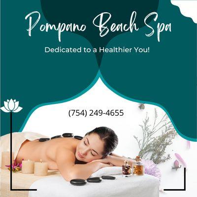 At Pompano Beach Spa we value a healthy lifestyle and are dedicated to a healthier you!