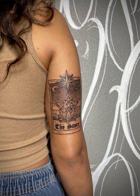 tarot card tattoo