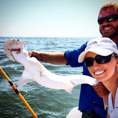 Some bonnet head action while fishing for redfish in Charleston, SC!  http://www.exclusivefishingcharters.com