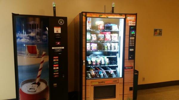 Vending machines inside