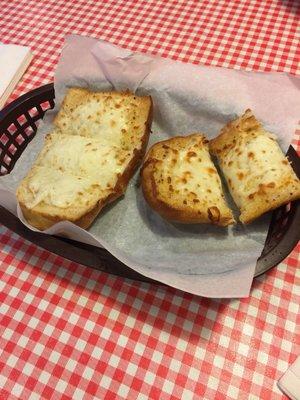 Garlic cheese bread 1/2 order $1.99