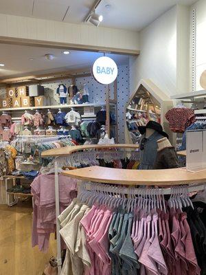 Large baby section