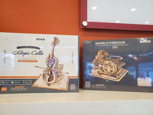 Mechanical music boxes/puzzles