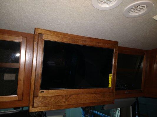 Custom front TV