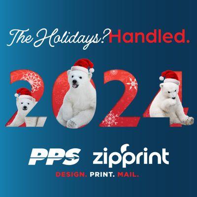 Any holiday needs? Our design team can work on your style, then print and mail. All in one place.