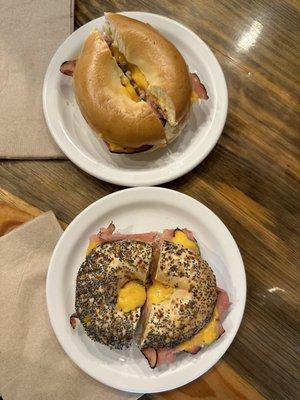 Bagel sandwiches - yum!