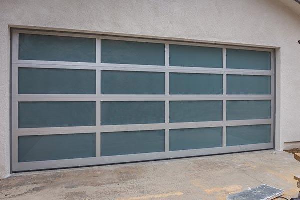 our "fullview" modern glass garage doors