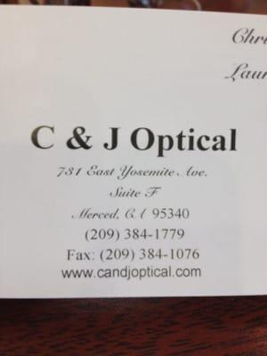 C & J Optical Fashions