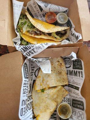 Mexican quesadillas and southern quesadilla