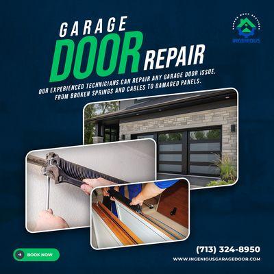 Is your garage door giving you trouble? Don't worry, we've got you covered!