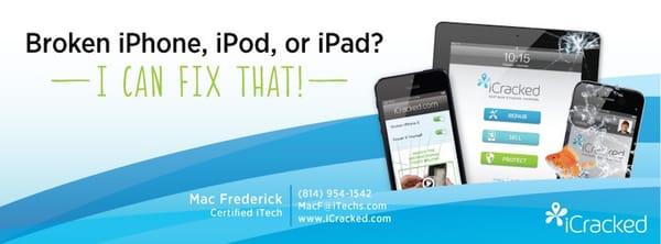 iCracked Technician Contact Info - http://www.annarboriphonerepair.com/contact-us.html