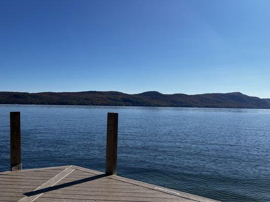 View from their dock!