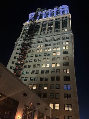 Rooftop bar with stunning views of the city