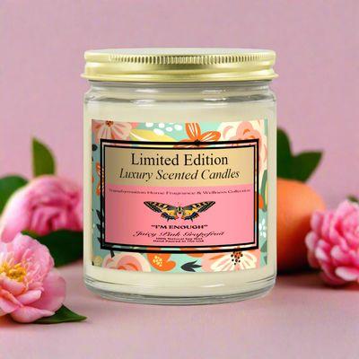 Juicy Pink Grapefruit Candle with Gold Lid
Regular price
$20.00