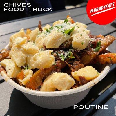 #BradyEats nice twist on Poutine