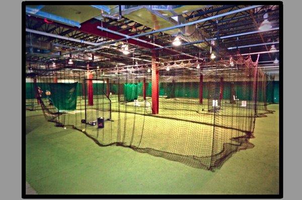 The Zone's indoor batting cages