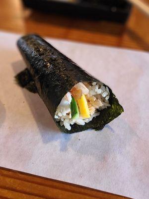 Futomaki- Crab, Shrimp,  Tamago, Kanpoy,cucumber