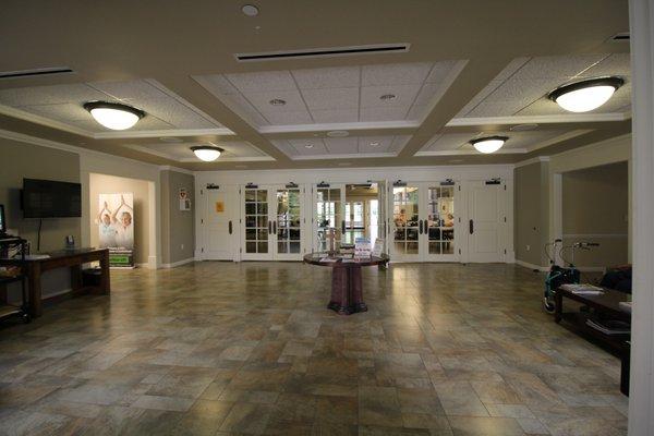 LIFE's Senior Center at Southminster lobby