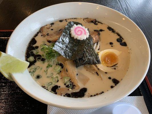 Black tonkotsu ramen for $9.98. I give it 3.5 stars.