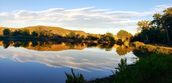 ANTICLINE POND at Pueblo Lake Reservoir.  Great for fishing and a nice leisurely walk!