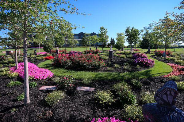 The Cremation and Meditation Garden.