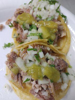 Carnitas tacos