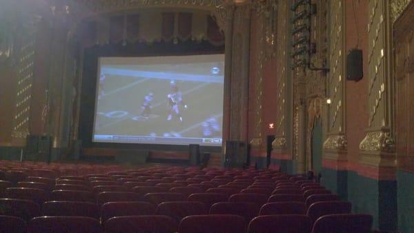 Great place to watch a sporting event on the big screen!