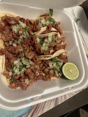 Tacos de Tripa (Tripe Tacos)