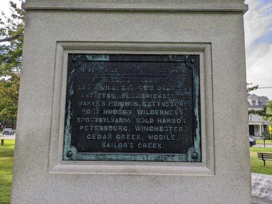 Brattleboro Civil War Monument