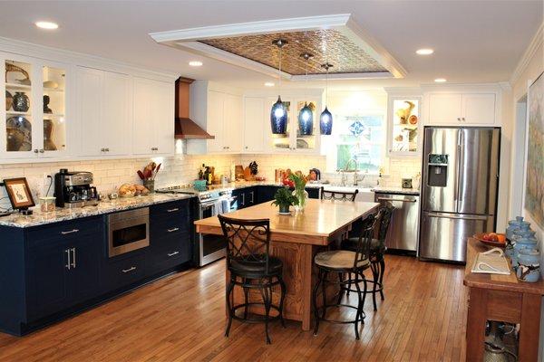 Best kitchen renovation in an older home in Gaithersburg, MD using our unique design build process to create a functional open floor plan