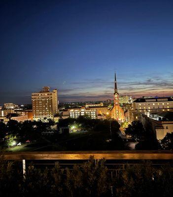 Rooftop view