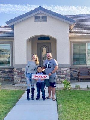 Wishing the Thompson family many happy years in their new home!