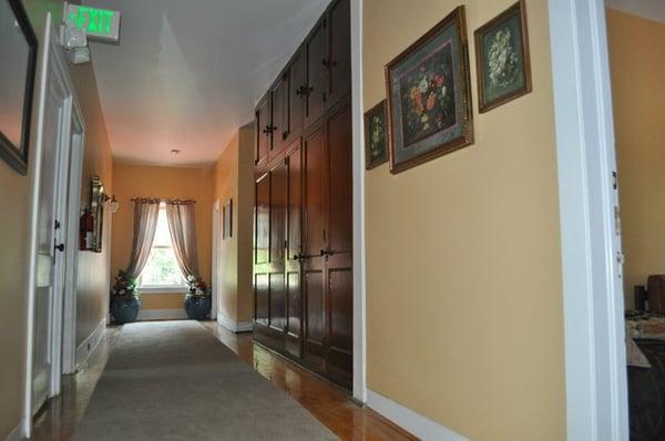 Our recently renovated with original wood floors, wood  moldings & cabinets.