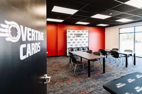 Event room for athlete signings, birthday parties, fantasy draft parties, and more.