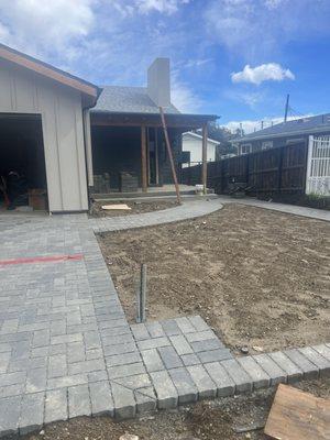 Paver Pattern Installation