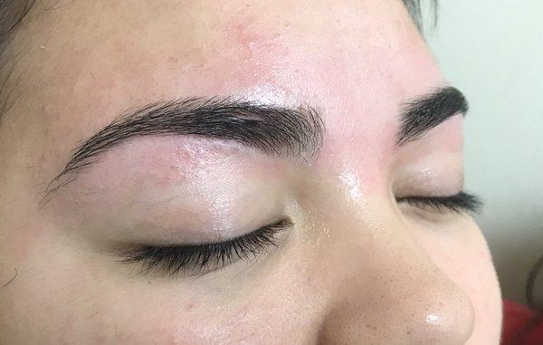 And after! Eyebrows Wax for 10$