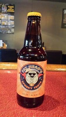 Now Featuring Fat Heads Spooky Tooth Pumpkin Ale 9% alc