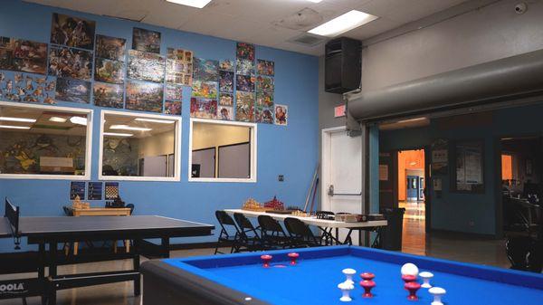 BGCSFV Games Room 01 as it looked this summer. We just repainted, photos coming soon!