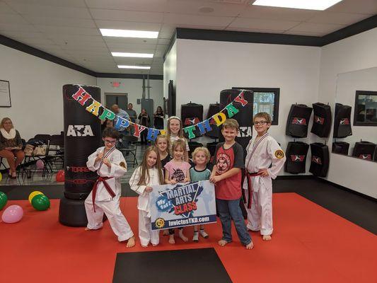 We do awesome Martial Arts themed Birthday Parties!