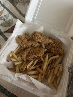 Chicken tender basket