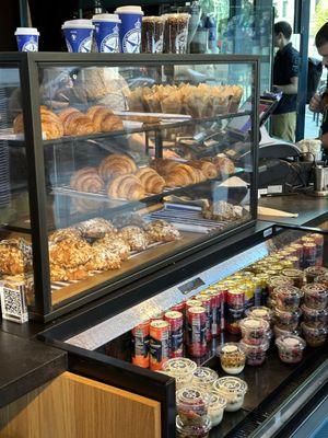 Bakery, canned drinks, and prepackaged items