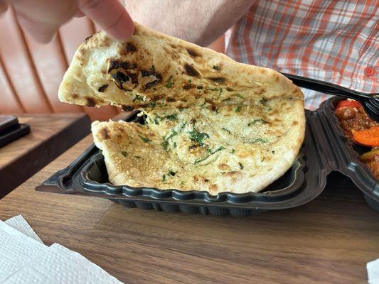 Garlic naan