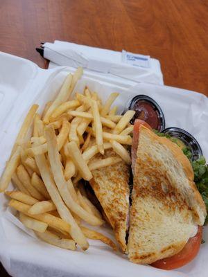 BLT to go with fries