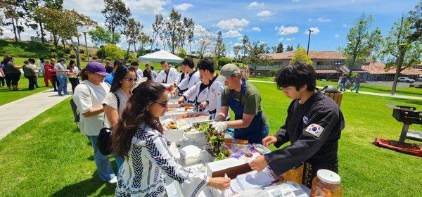 Taekwondo test + picnic