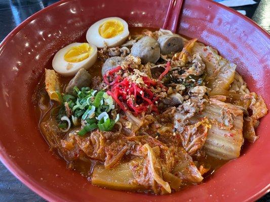 Kimchi beef Ramen