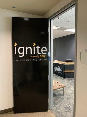 Door graphics, pressure sensitive vinyl.